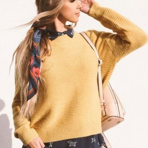 JessaKae Mustard Sweater - Large